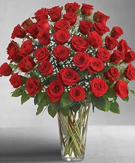 48 Long Stem Red Roses
